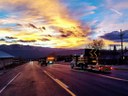 A group of CDOT trucks on a road at sunset - 4-3 aspect ratio.jpg thumbnail image