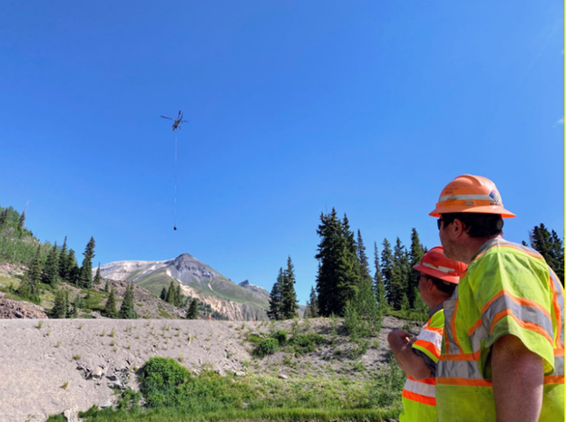 July 2023 - CDOT crews transporting drilling equipment.png detail image