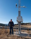 Mike Chapman at weather station.jpg thumbnail image