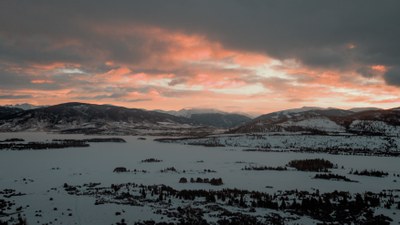 Sunset in Breckenridge, Colorado