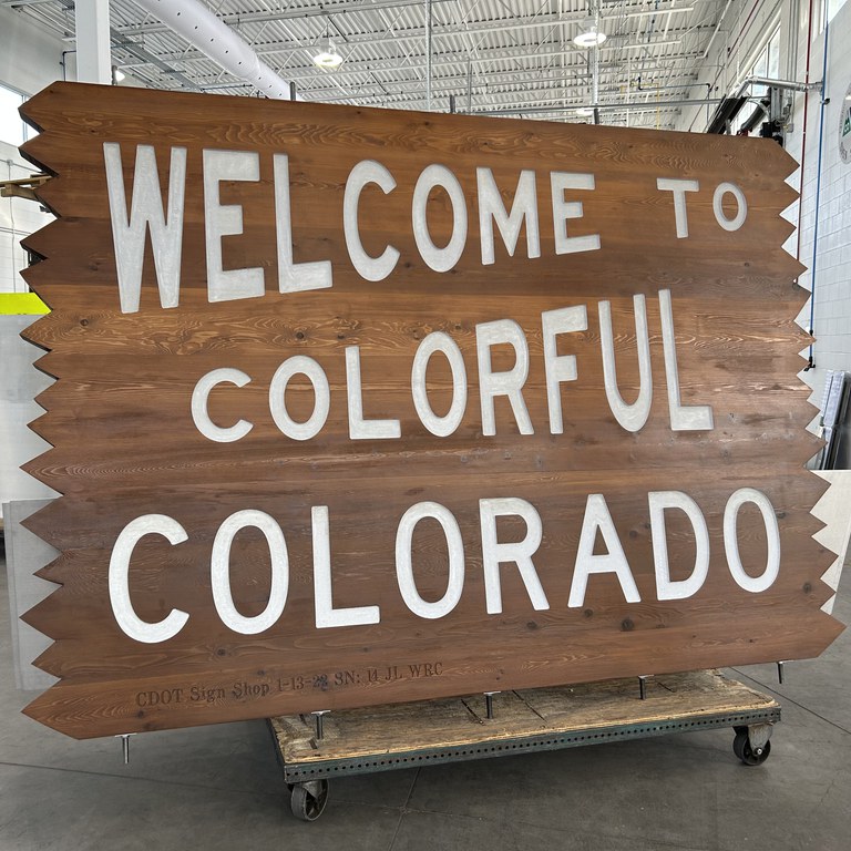 Welcome to Colorful Colorado Sign