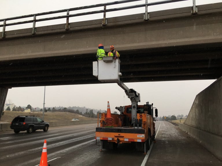 I-25 SB Happy Canyon Bridge Hit (7).JPG