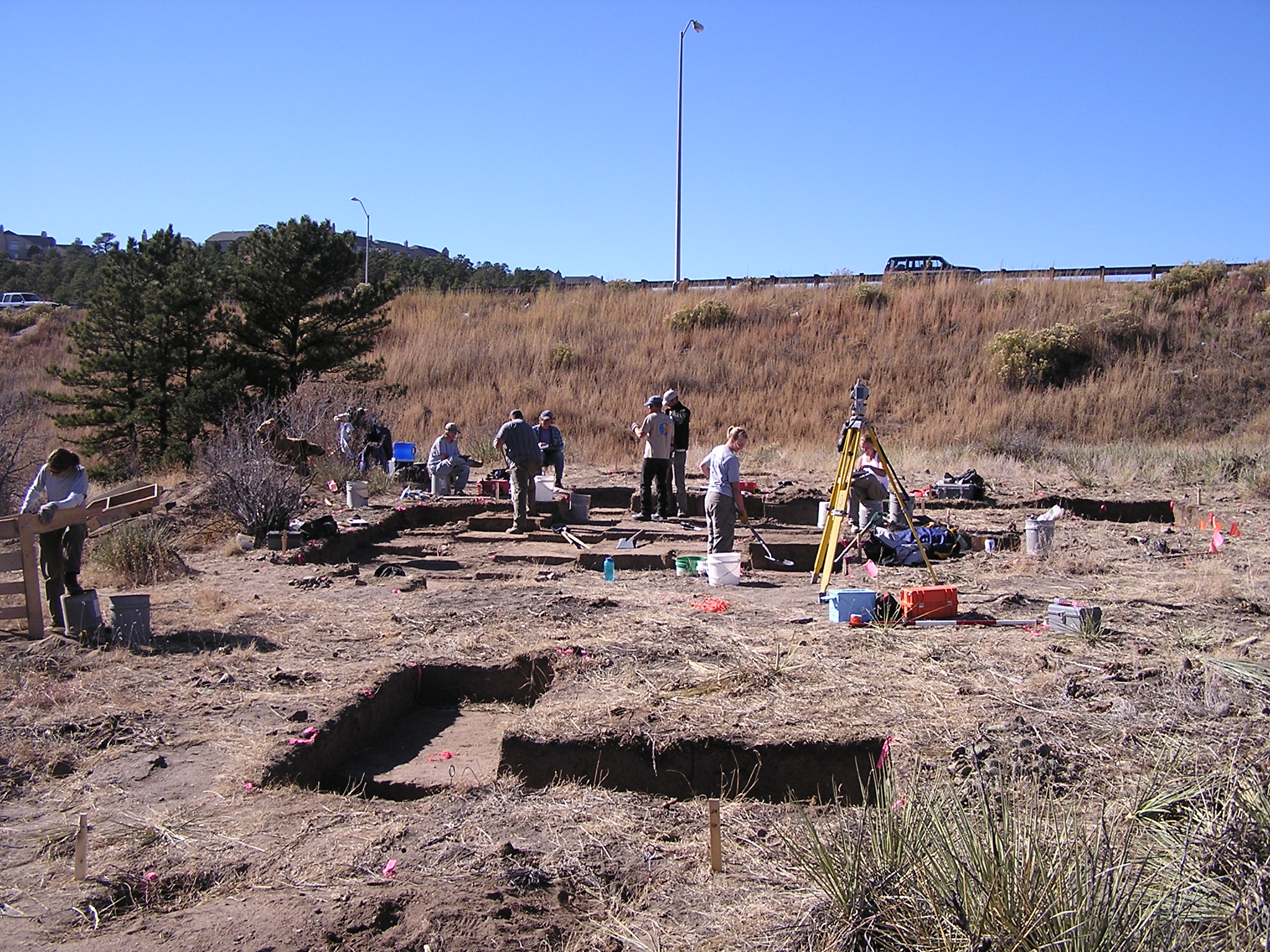 Monument Creek excavation site detail image