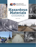 Image of cover page of CDOT's hazardous materials guidance manual update 2025
