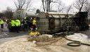 Chemicals spilled on a highway should be reported. thumbnail image