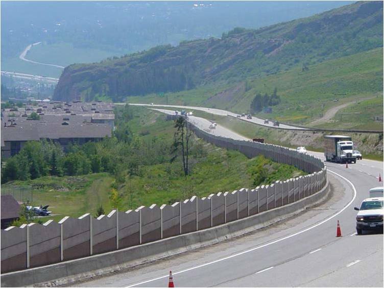 Dillon Valley I-70 noise wall