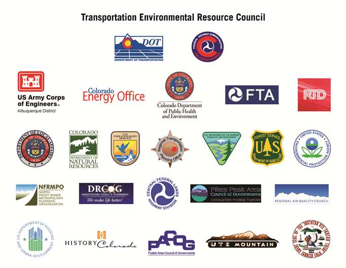 Transportation Environmental Resource Council member logos