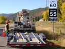 Crews Haul Signs on US 550 North of Durango thumbnail image