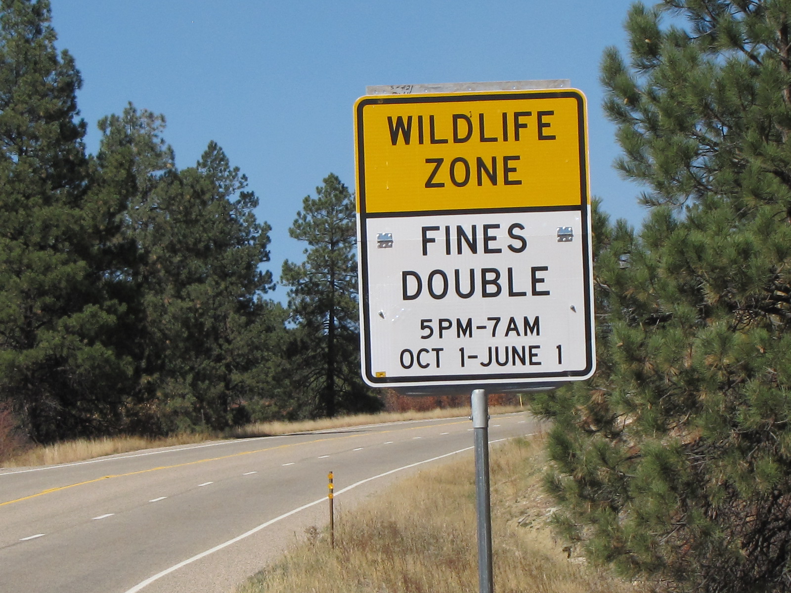 Wildlife Fines Double Sign detail image
