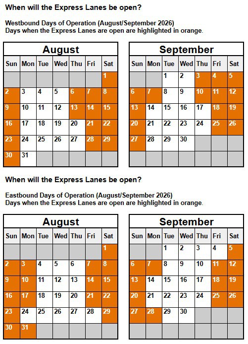 Mountain Express Lane Opening Hours/Days Mountain Express Lane Opening Hours/Days