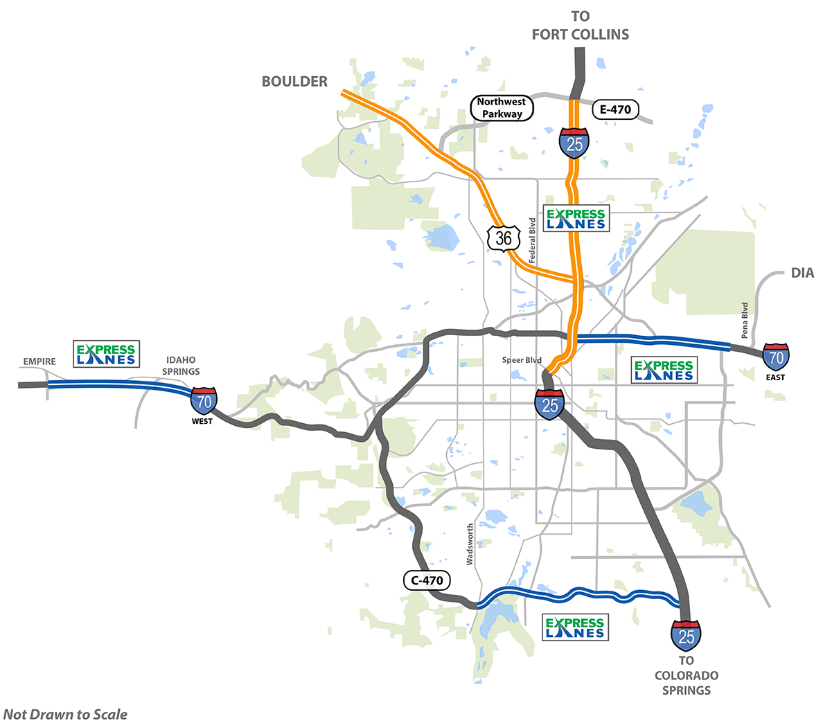 Express Lanes Map