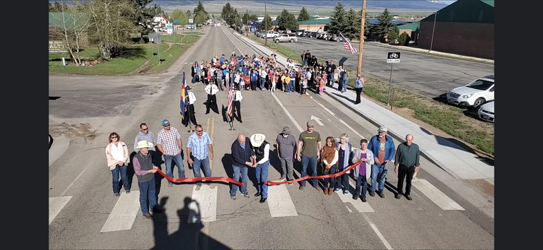 Arial of Town of Westcliffe Pedestrian and Bicycle Safety SRTS Project