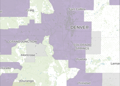 Zoning Map of Colorado Cover page of The New Transportation Demand Management, An Implementation Guide for City Officials