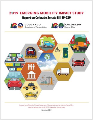 Cover page of the 2019 Emerging Mobility Impact Study