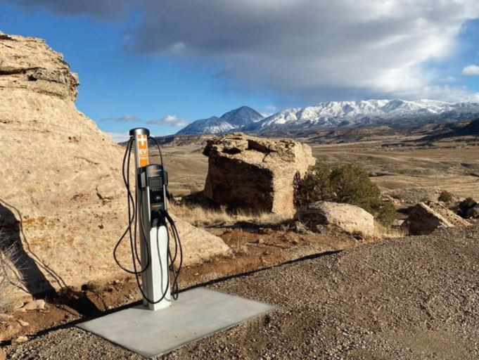 Electric Vehicle Charger at State Park