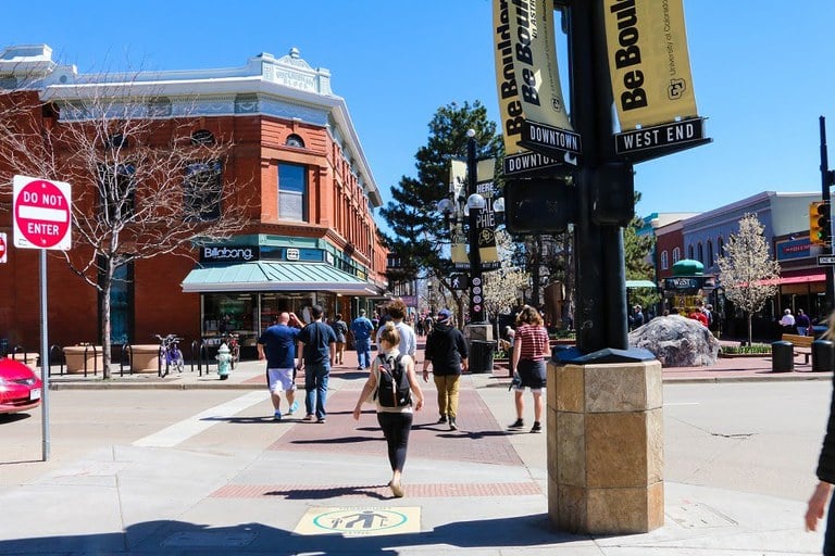 Crosswalk in Boulder