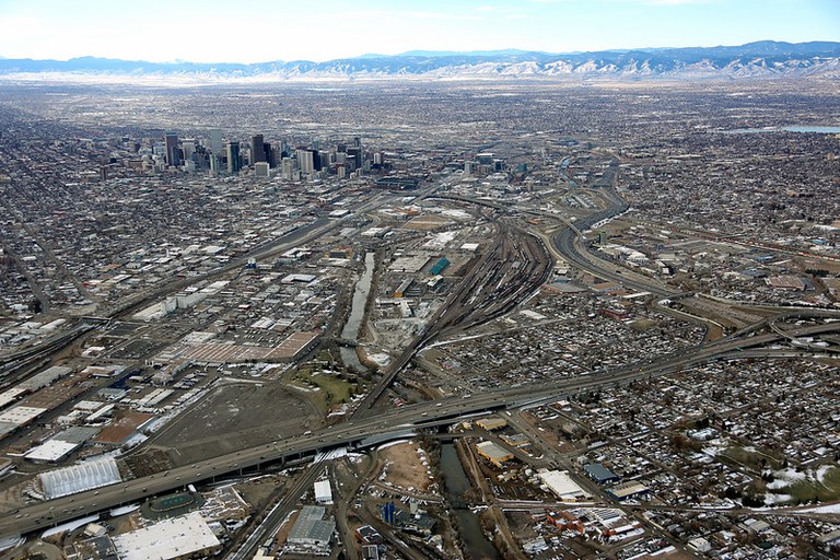 Denver landscape view