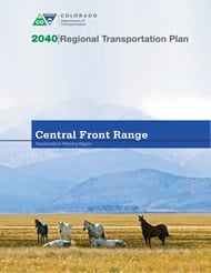 Central Front Range 2040 Regional Transportation Plan Cover
