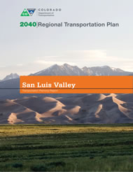 San Luis Valley 2040 Regional Transportation Plan Cover