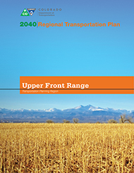 Upper Front Range 2040 Regional Transportation Plan Cover