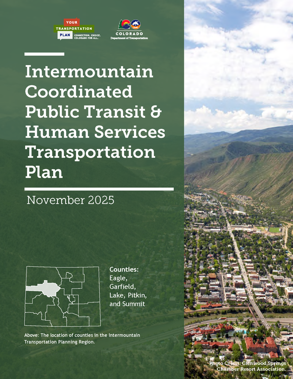 Regional Transit Plan Cover Regional Transit Plan Cover