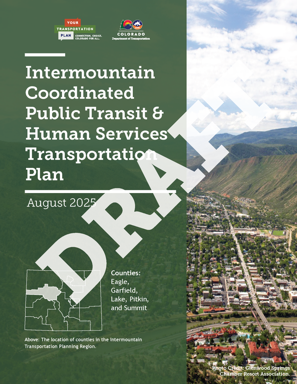 Regional Transit Plan Cover