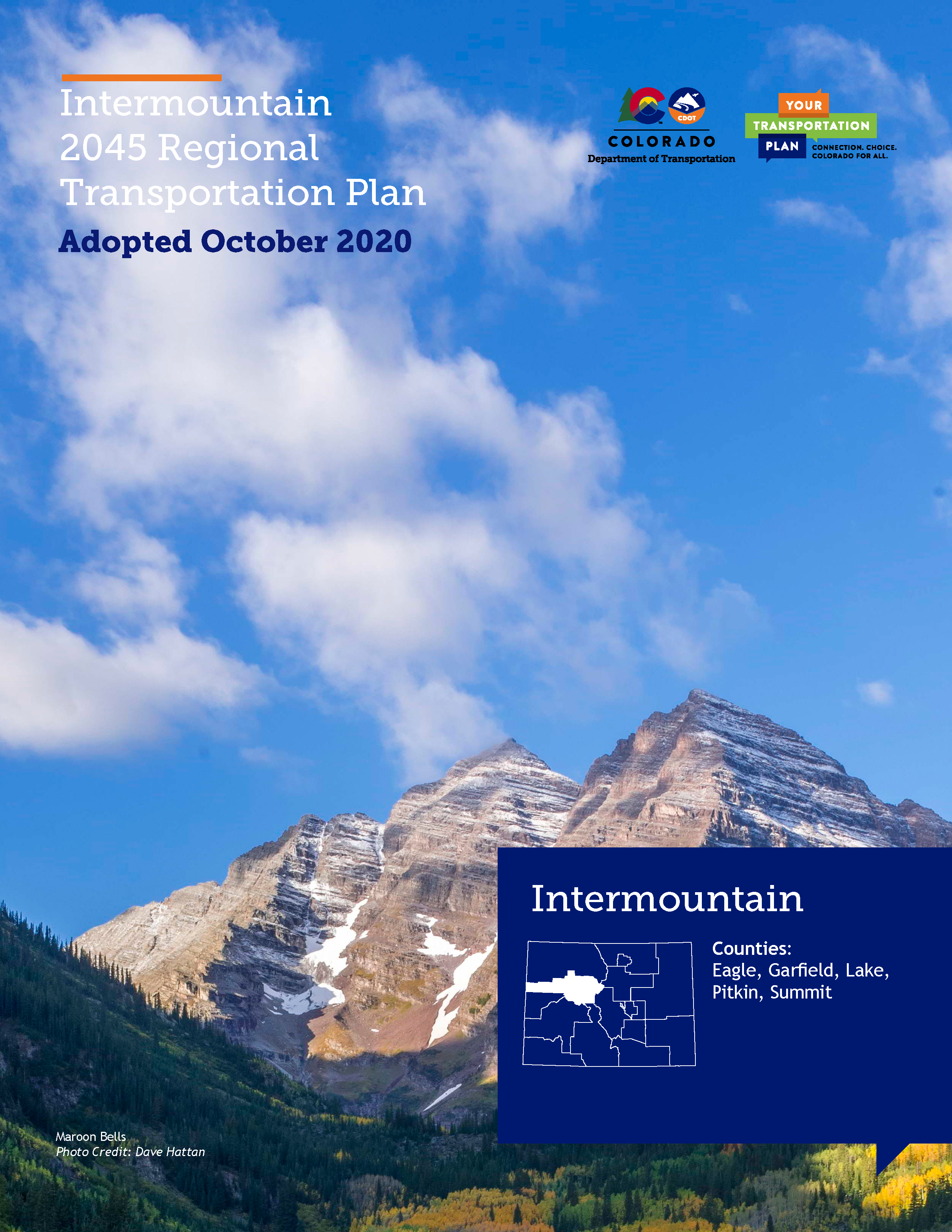 Intermountain Regional Transportation Plan 2045 Cover