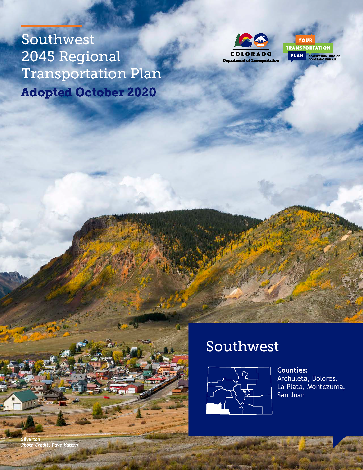 Southwest Regional Transportation Plan 2045 Cover
