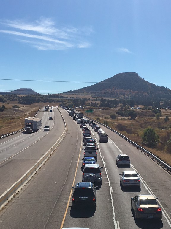 stretch of highway, which connects Colorado Springs and the Denver South area.