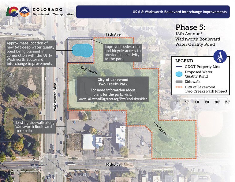 US 6 Wadsworth Phase 5 project location map