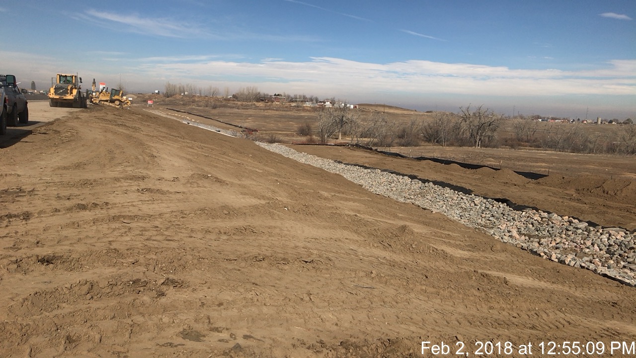 Shay Ditch Drainage Swale Installation North of 144th Avenue along NB I-25 detail image