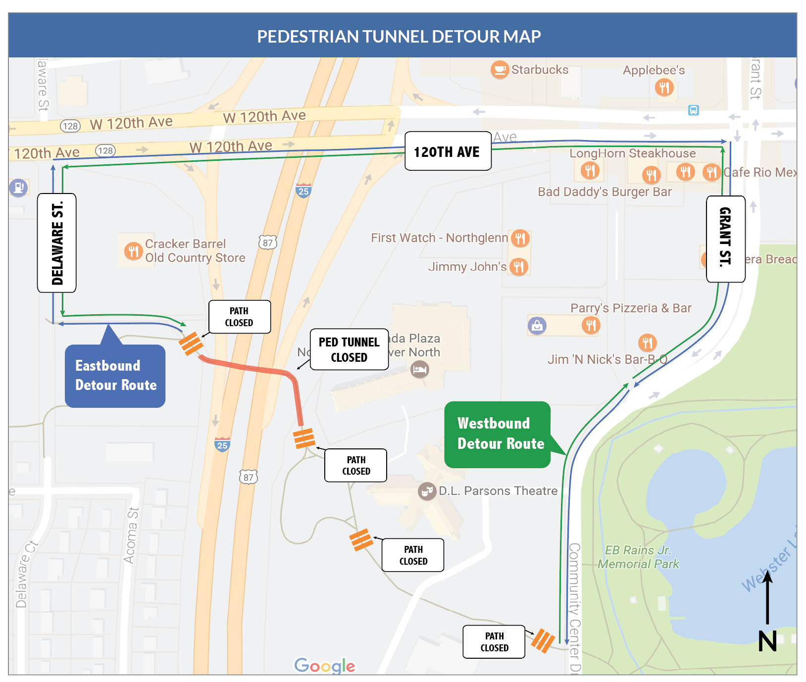 May-June Pedestrian Tunnel Closure.png detail image