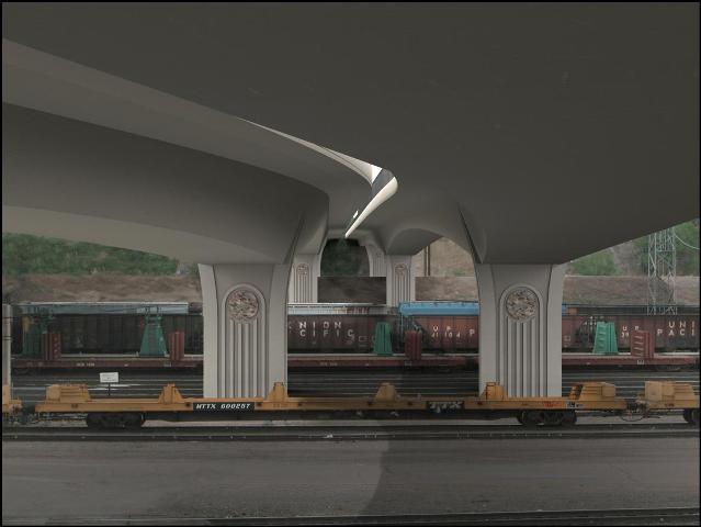 Proposed Bridge Beneath Looking West detail image