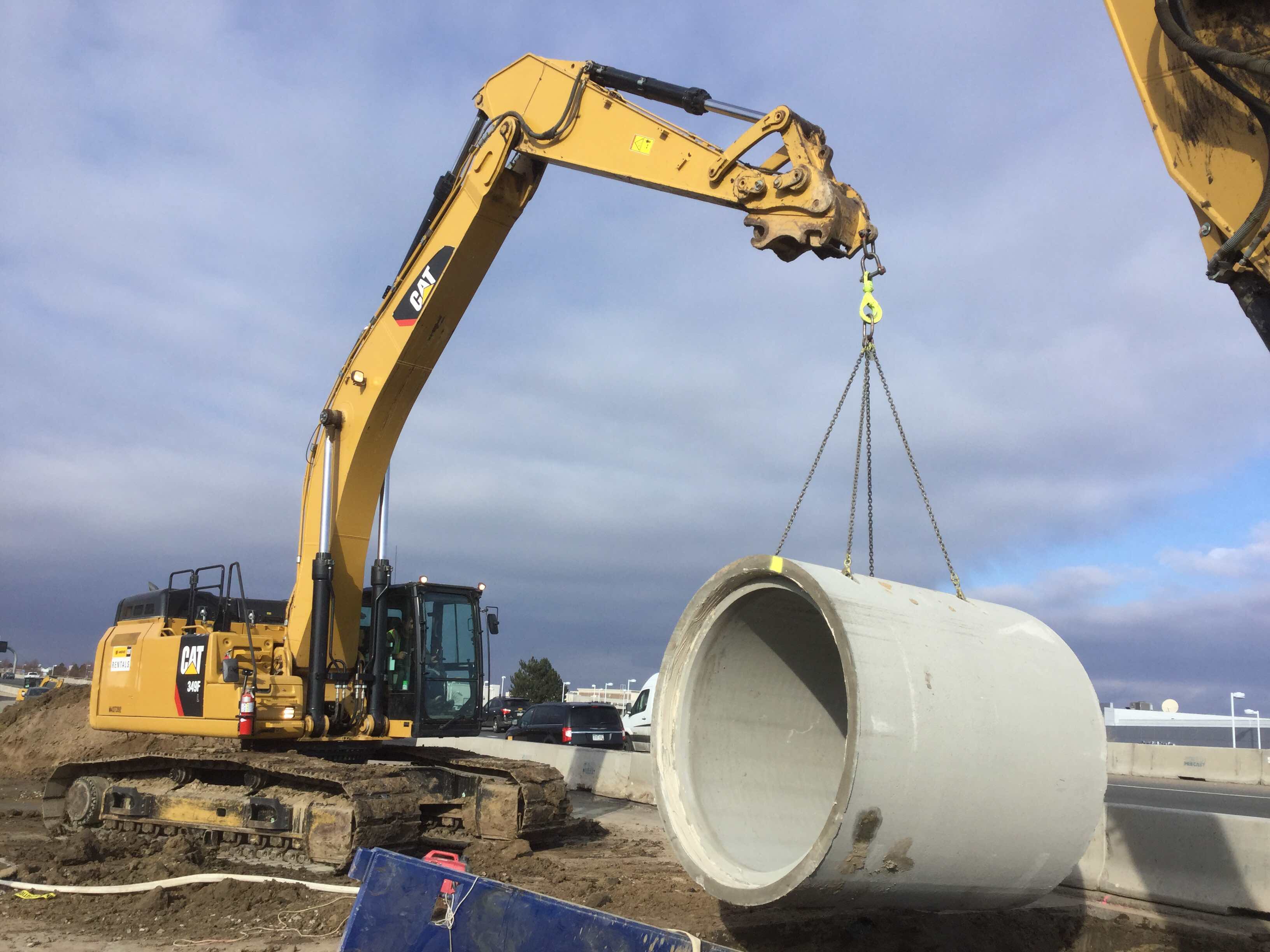 78” Drainage Pipe Installation detail image