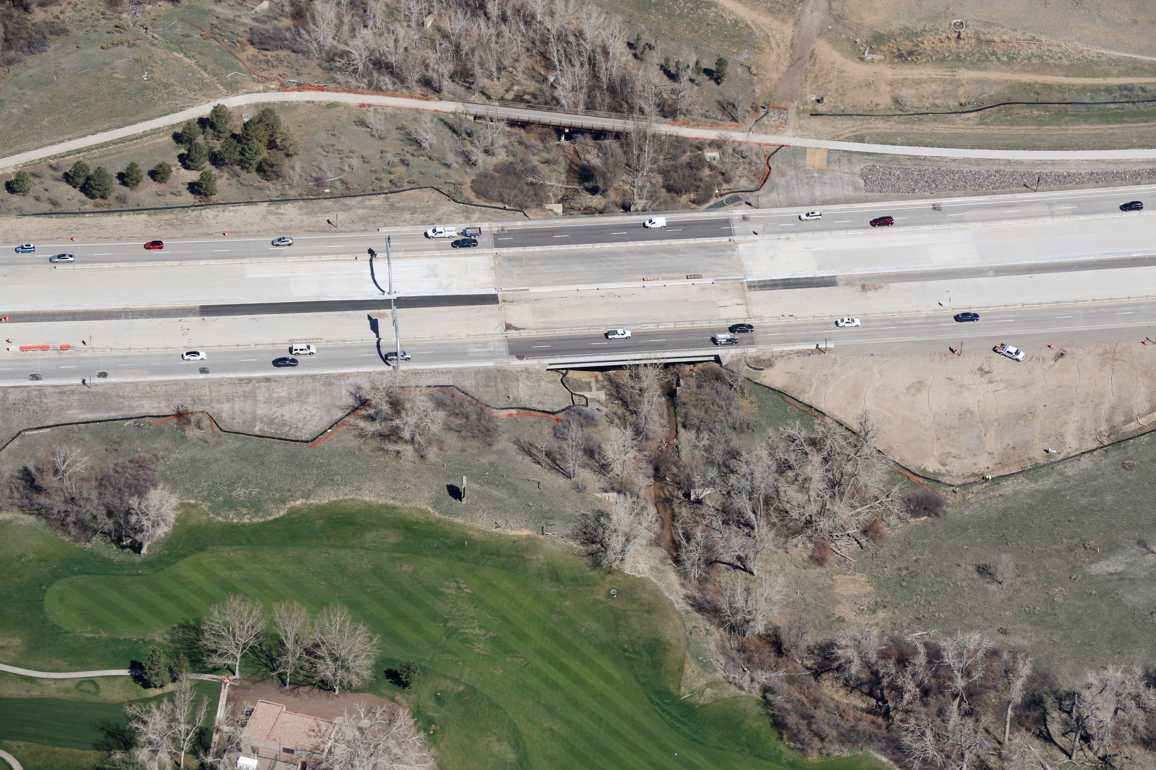 Completed Big Dry Creek Bridge detail image
