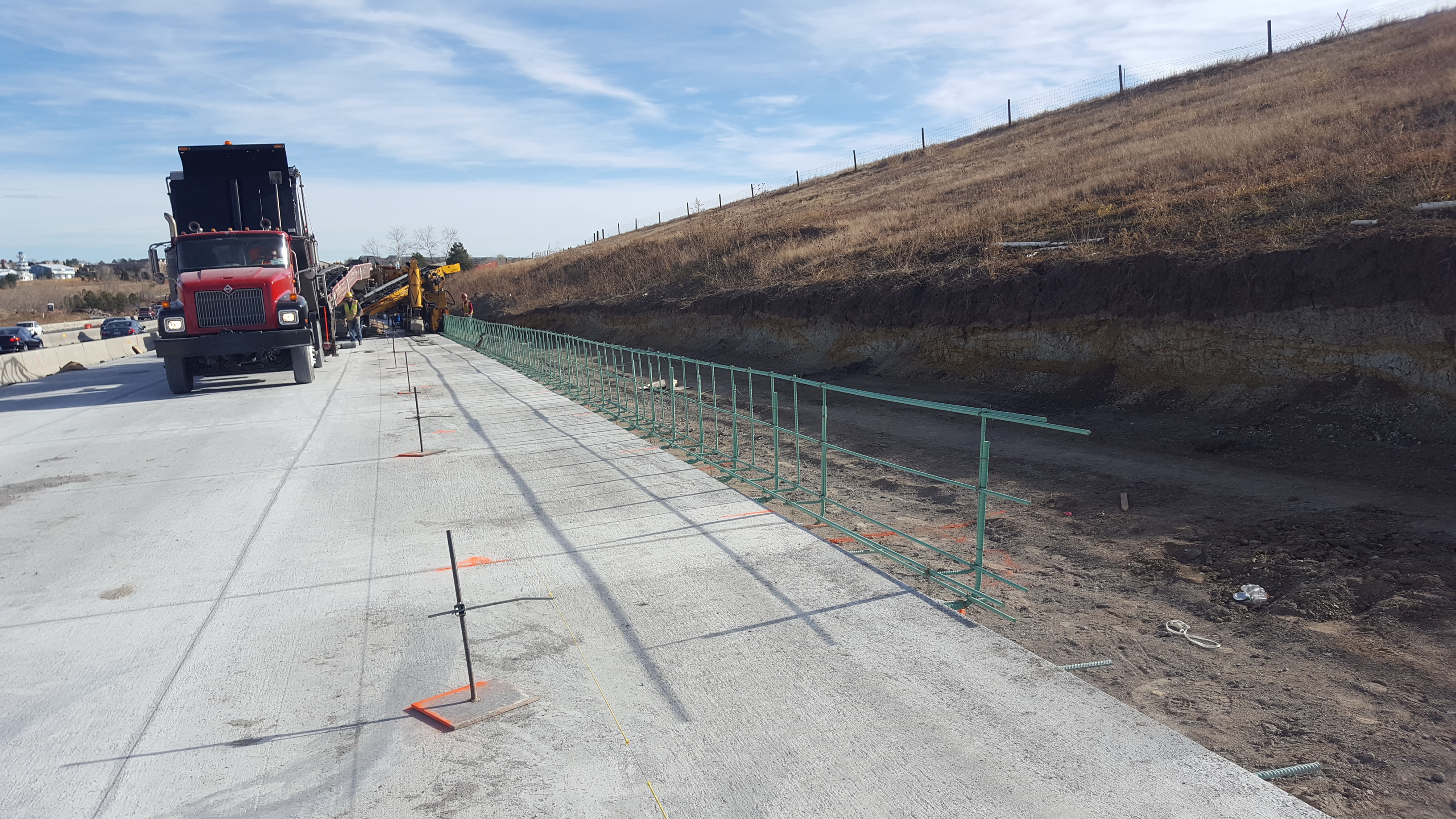 Concrete Barrier Pour on Eastbound C-470 detail image
