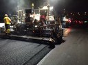 Crews placing final stone matrix asphalt near 112th Ave on south bound I-25 thumbnail image