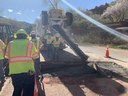 Replacing concrete over drainage on CO 145 thumbnail image