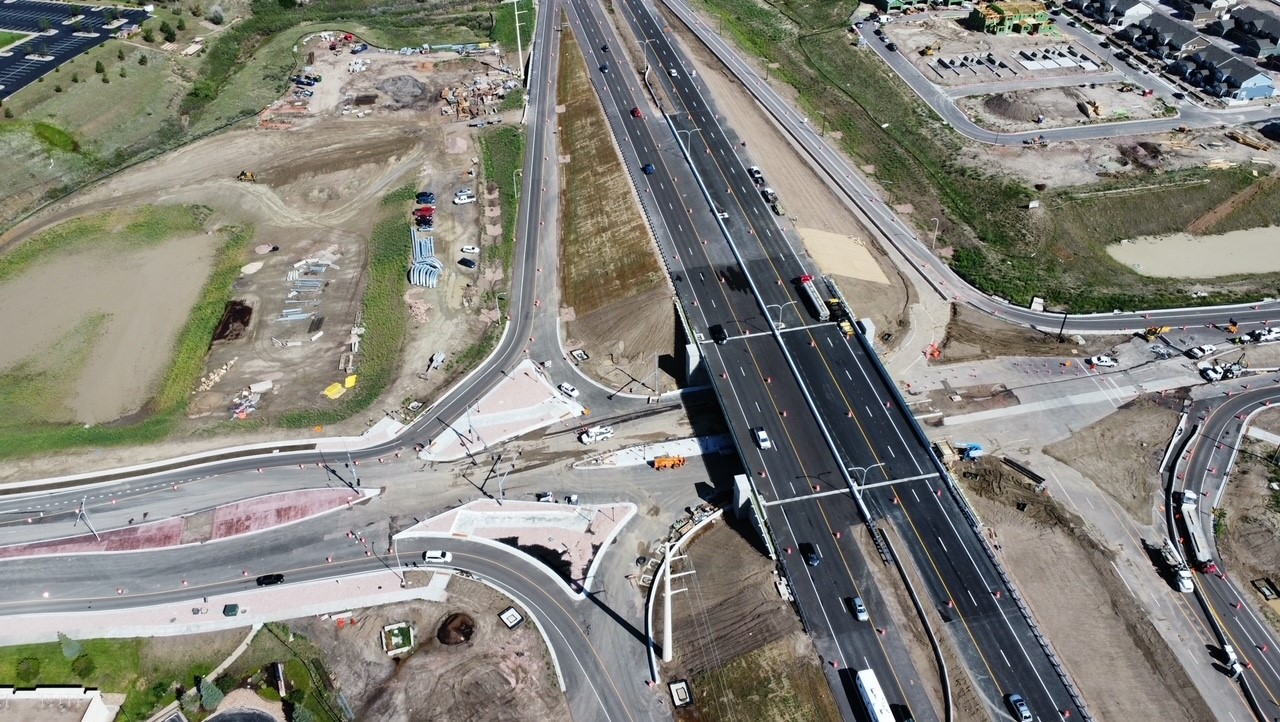 Progress photo of Powers Blvd. and Research Pkwy interchange detail image