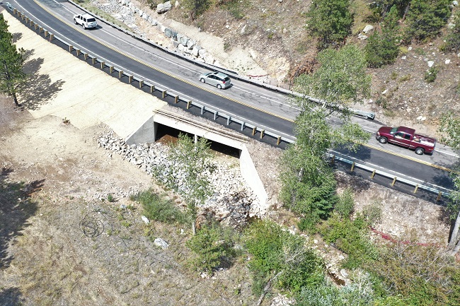 Overhead view of finished culvert at MP 15.jpg detail image
