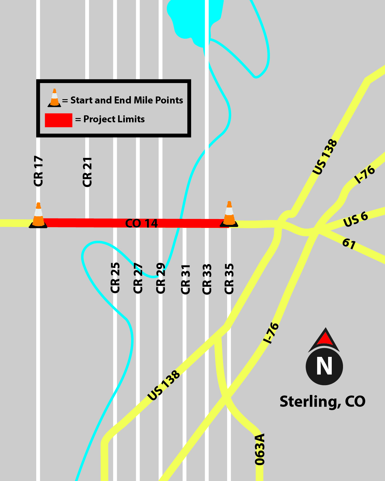 Revised CO 14 Sterling extended limits map