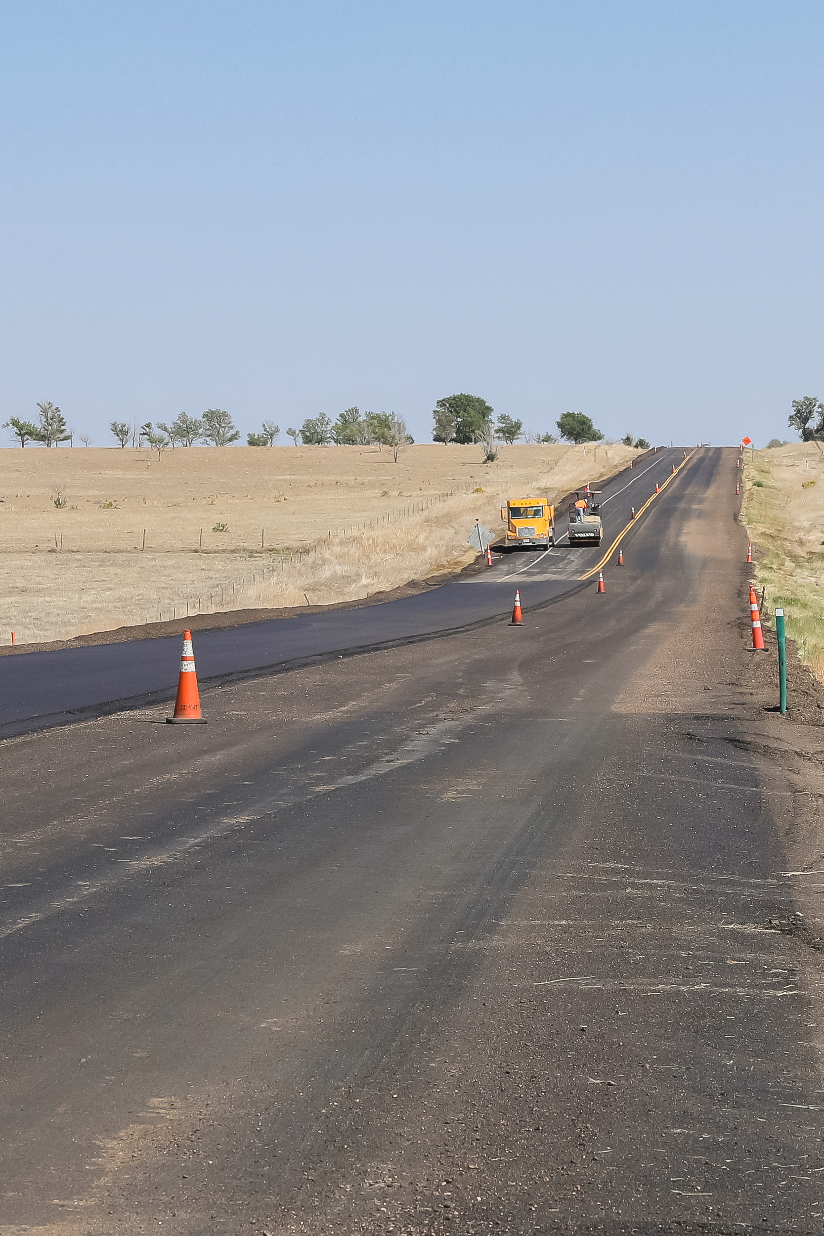 Full depth reclamation underway on CO 14 west of County Road 21. Photo Denice Webb. detail image