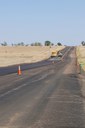 Full depth reclamation underway on CO 14 west of County Road 21. Photo Denice Webb. thumbnail image