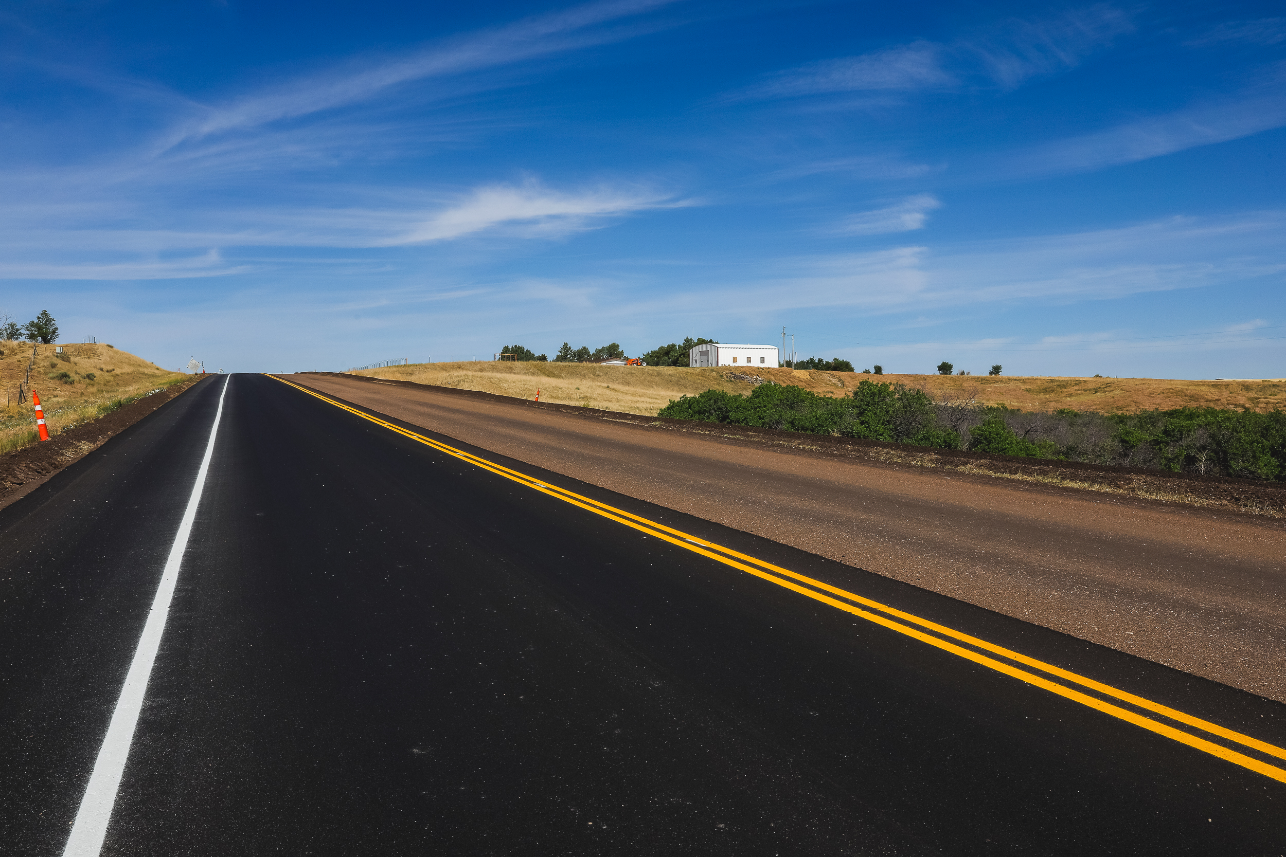 Newly paved and striped section of CO 14 at CR 29.jpg detail image