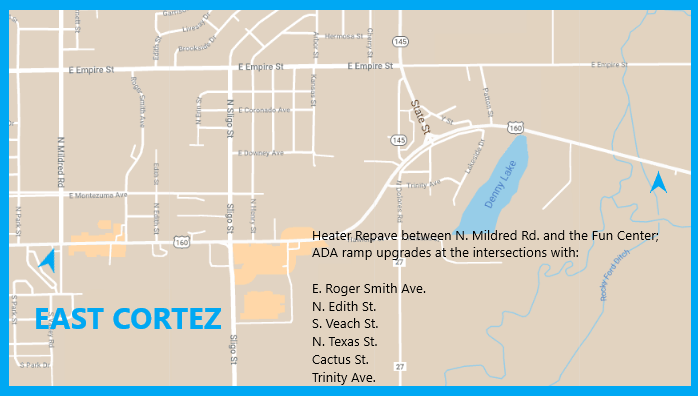 US 160 E Cortez Map.png detail image