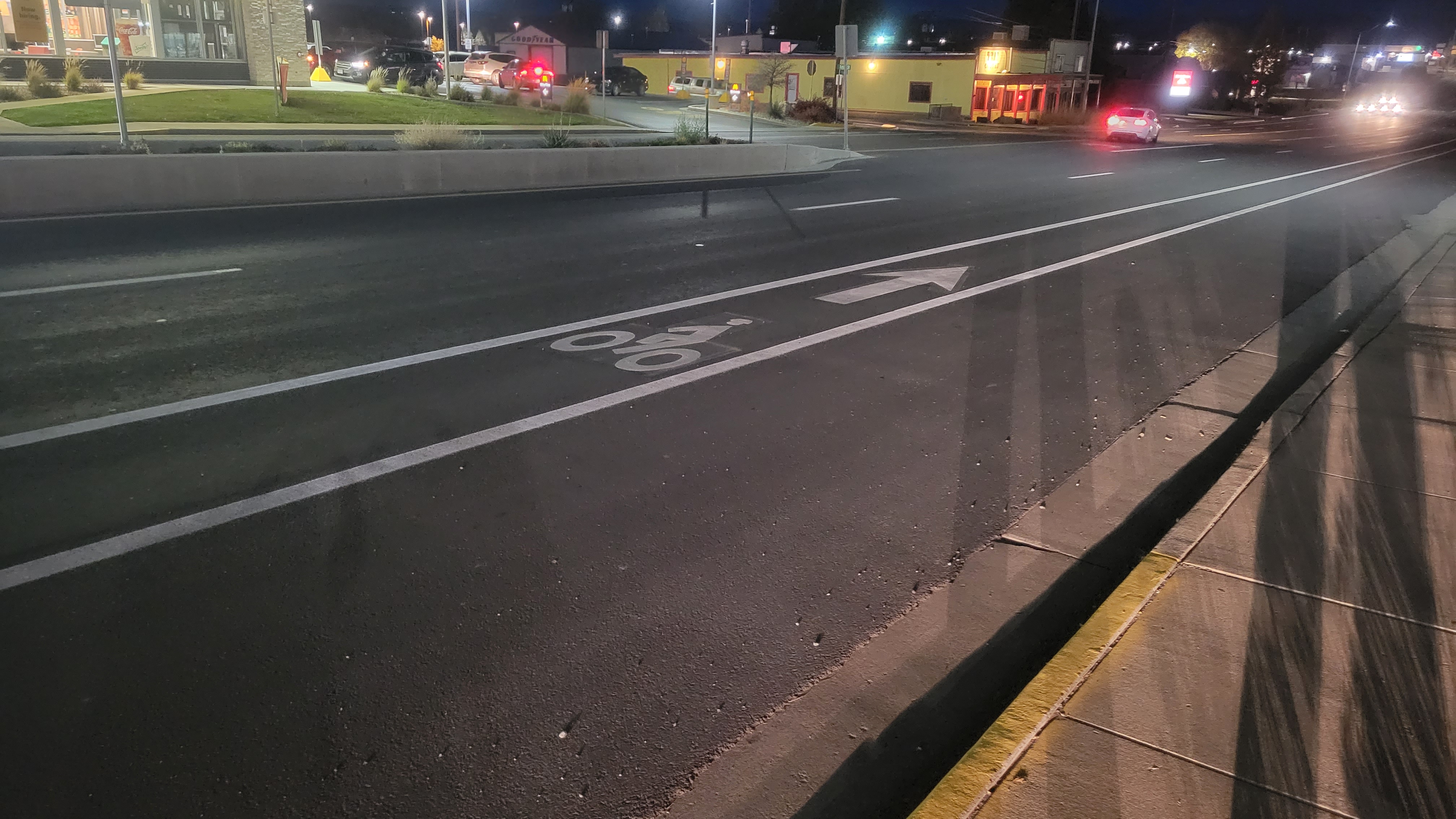 US 160 Cortez - new asphalt & traffic markings.jpg detail image