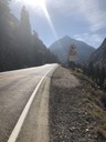 Final paving and striping on US 550 crib wall south of Ouray thumbnail image