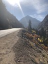 Final paving and striping on US 550 crib wall south of Ouray thumbnail image