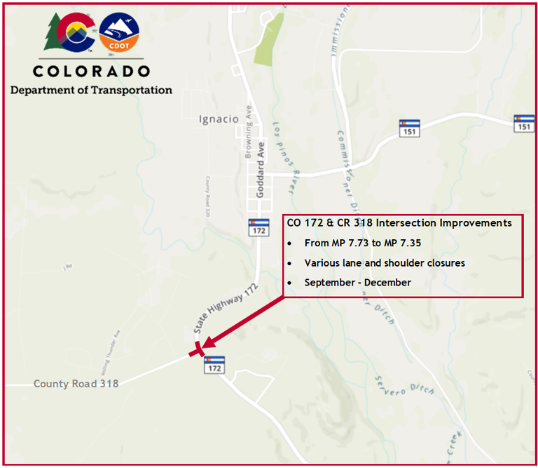 CO 172 Project Map