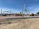 April 2021 project photo of the intersection of CO 21 and Astrozon is nearing completion. Photo provided by Main Electric. thumbnail image